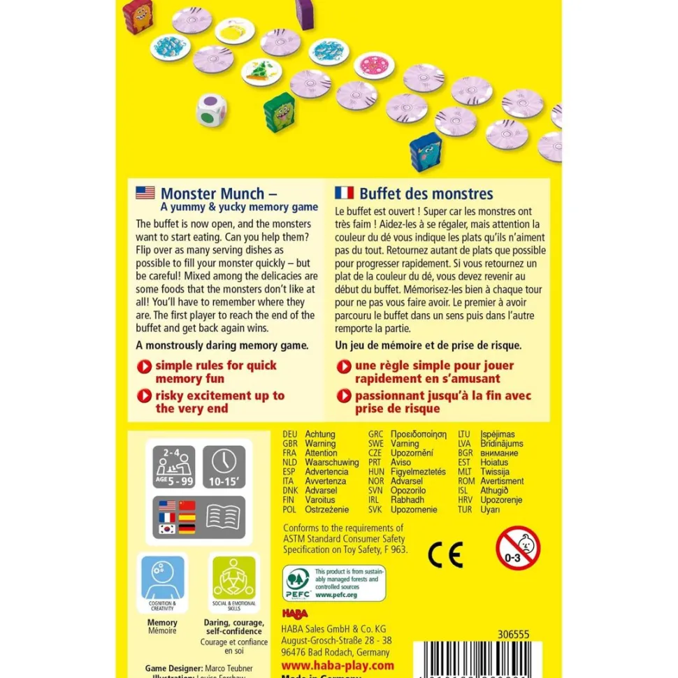 Cheap HABA Monster Munch Memory Game
