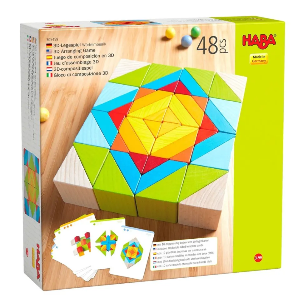 New HABA Mosaic 3D Wooden Arranging Game