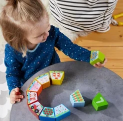 New HABA Numbers Farm Wooden Arranging Game