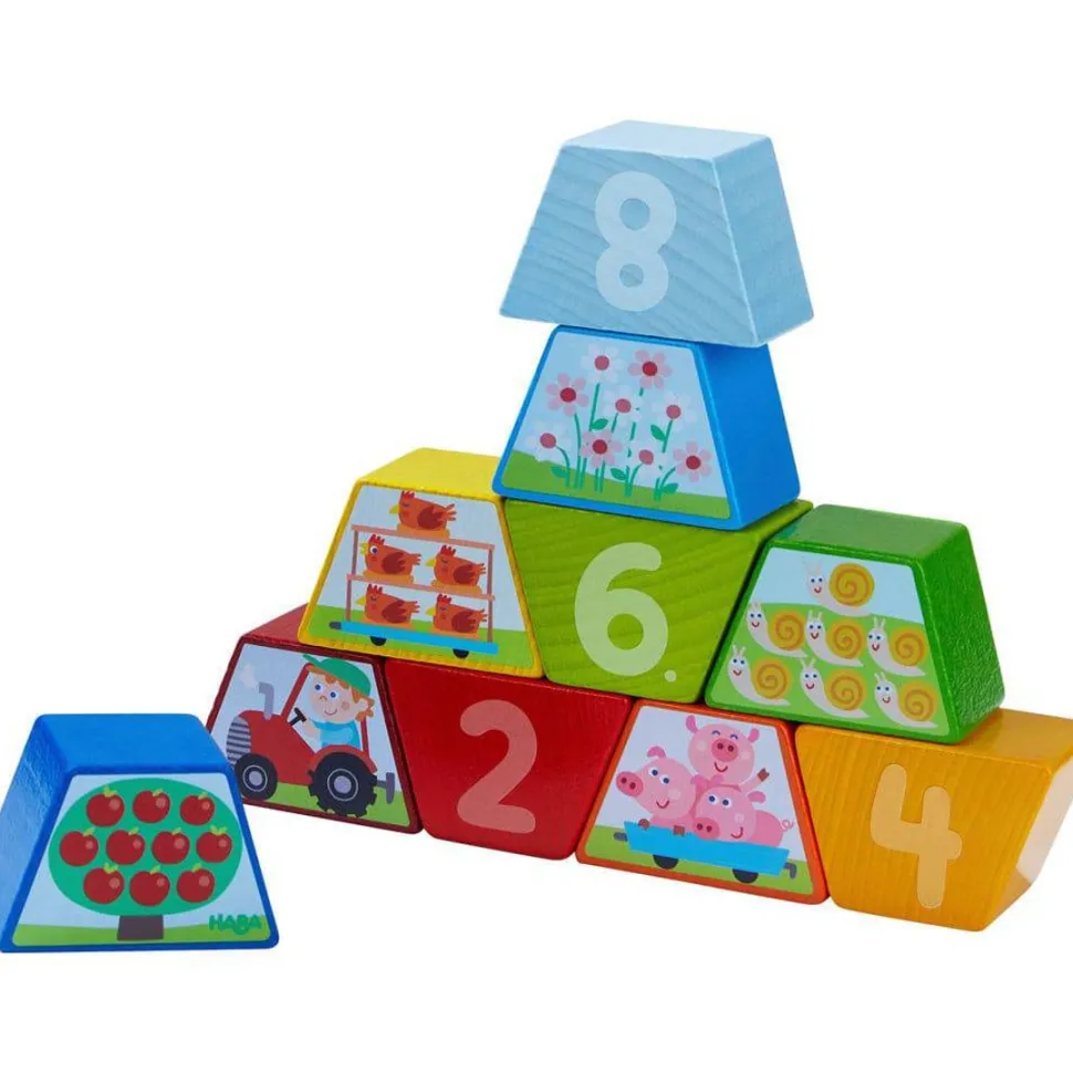 Clearance HABA Numbers Farm Wooden Arranging Game