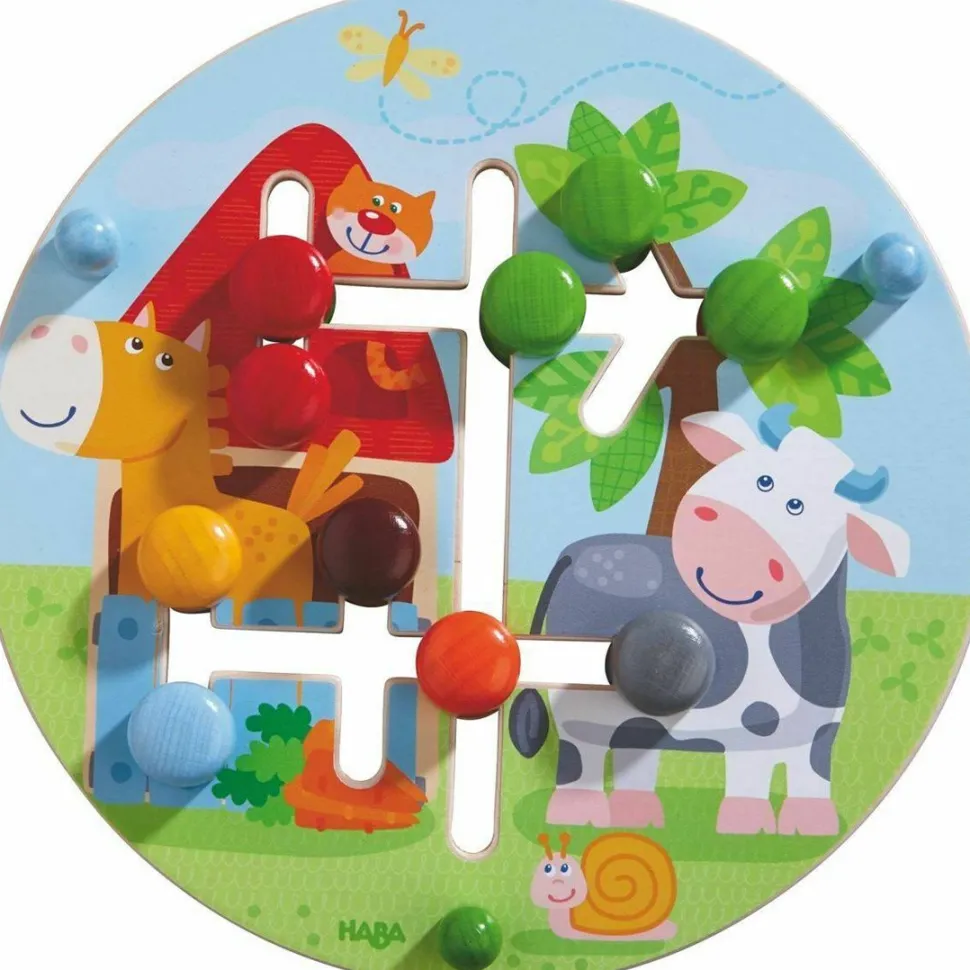 New HABA On The Farm Double Sided Motor Skills Board