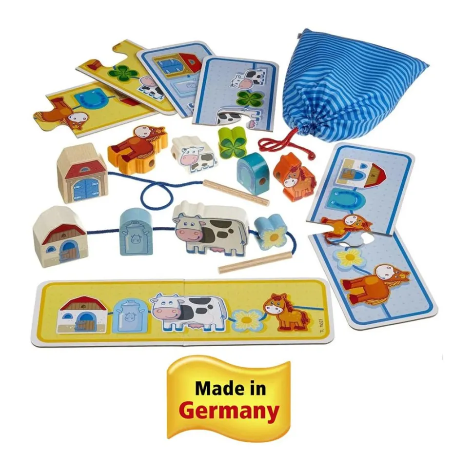 Fashion HABA On The Farm Threading Game