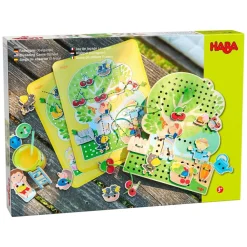 New HABA Orchard 31 Piece Threading Game