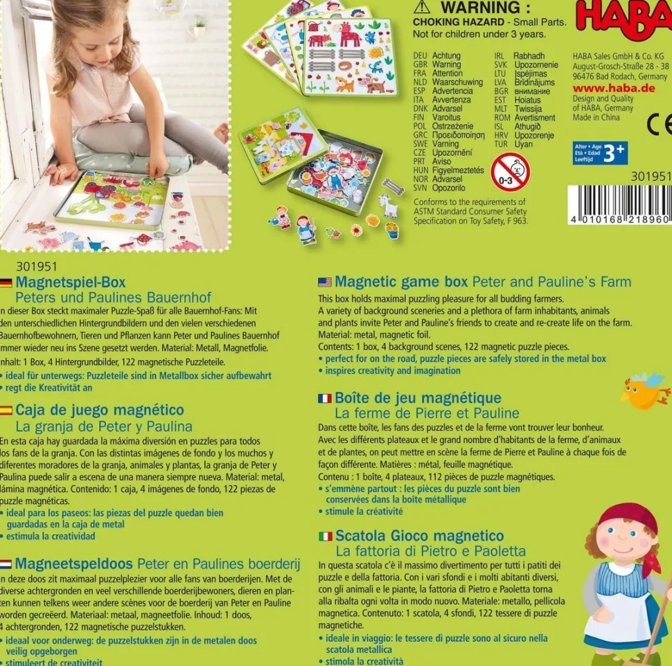 Cheap HABA Peter And Pauline'S Farm Magnetic Game