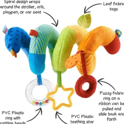 New HABA Rainbow Activity Spiral Stroller Toy