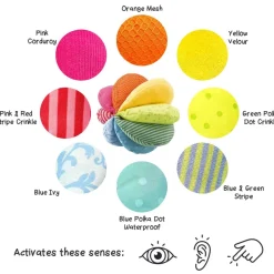 Cheap HABA Rainbow Fabric Baby Ball