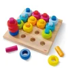 Hot HABA Rainbow Whirls Wooden Sorting And Stacking Game