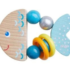 Cheap HABA Rattlefish Wooden Baby Rattle