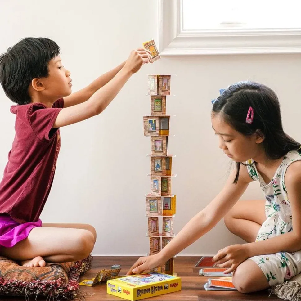 New HABA Rhino Hero Stacking Cards Game