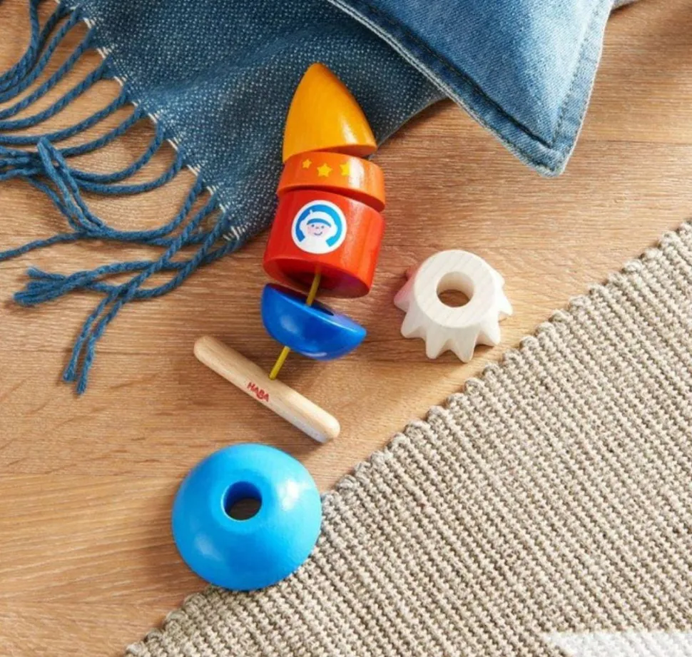 Store HABA Rocket 6 Piece Threading Toy