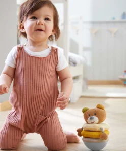 Discount HABA Roly Poly Bear Wobbling Soft Baby Toy With Stacking Rings