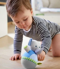 Best Sale HABA Roly Poly Elephant Wobbling Soft Baby Toy