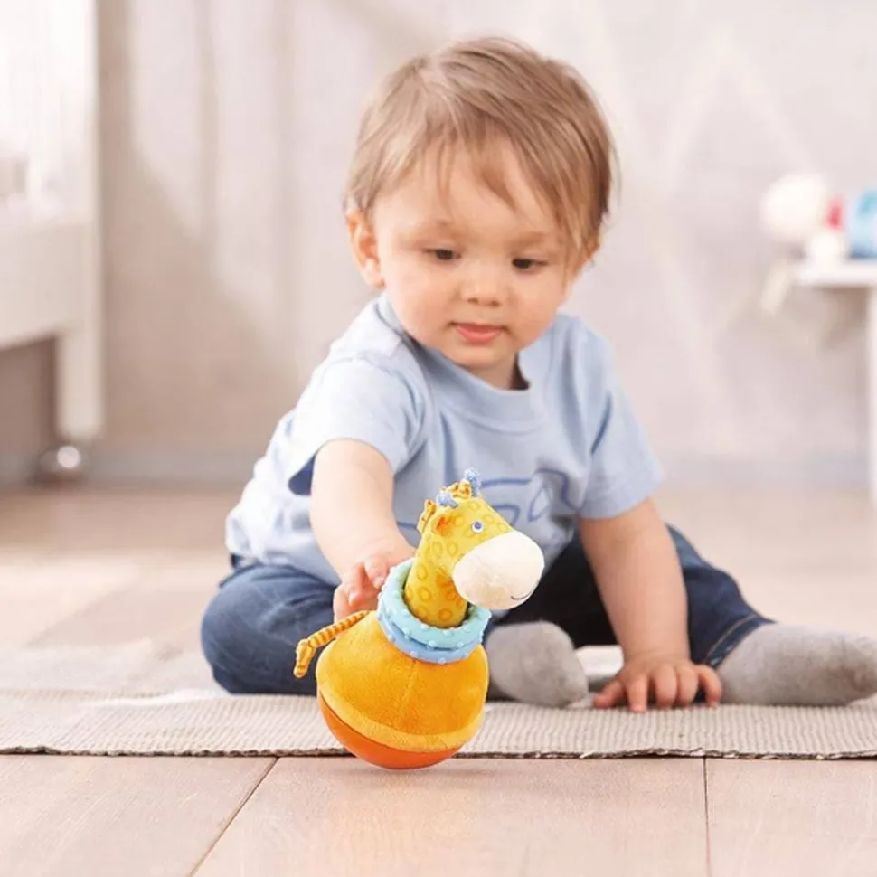 Fashion HABA Roly-Poly Giraffe Wobbling Baby Toy