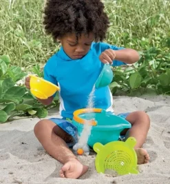 Best HABA Sand Bucket Scooter 4 Piece Nesting Beach Toy Set