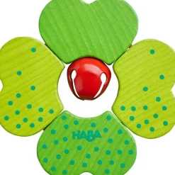 Best HABA Shamrock Wooden Baby Rattle With Bell