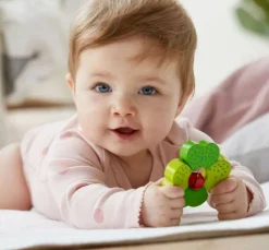 Best HABA Shamrock Wooden Baby Rattle With Bell