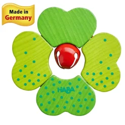 Best HABA Shamrock Wooden Baby Rattle With Bell
