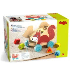 Cheap HABA Squirrel Pull Along Toy Sorting Box