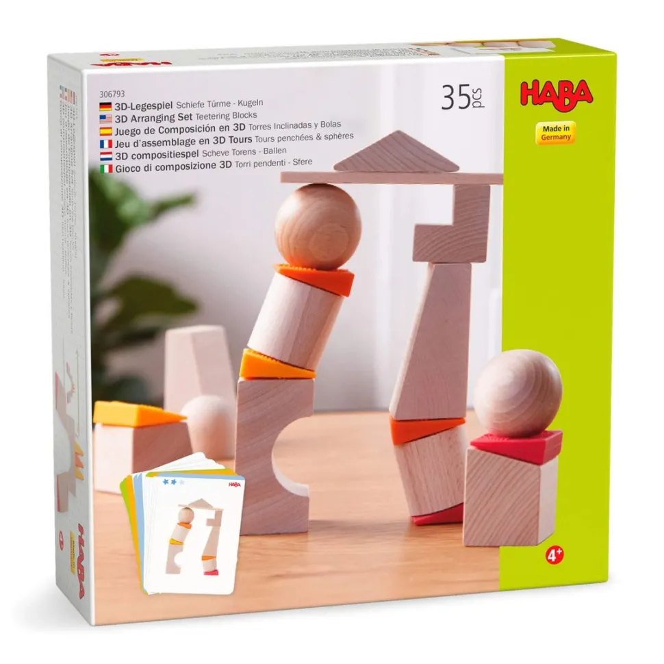 Fashion HABA Teetering Towers Wooden Blocks