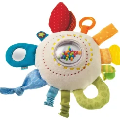 Shop HABA Teether Cuddly Rainbow Round Activity Toy