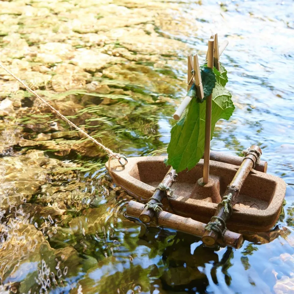 Fashion HABA Terra Kids Cork Boat Diy Activity Kit