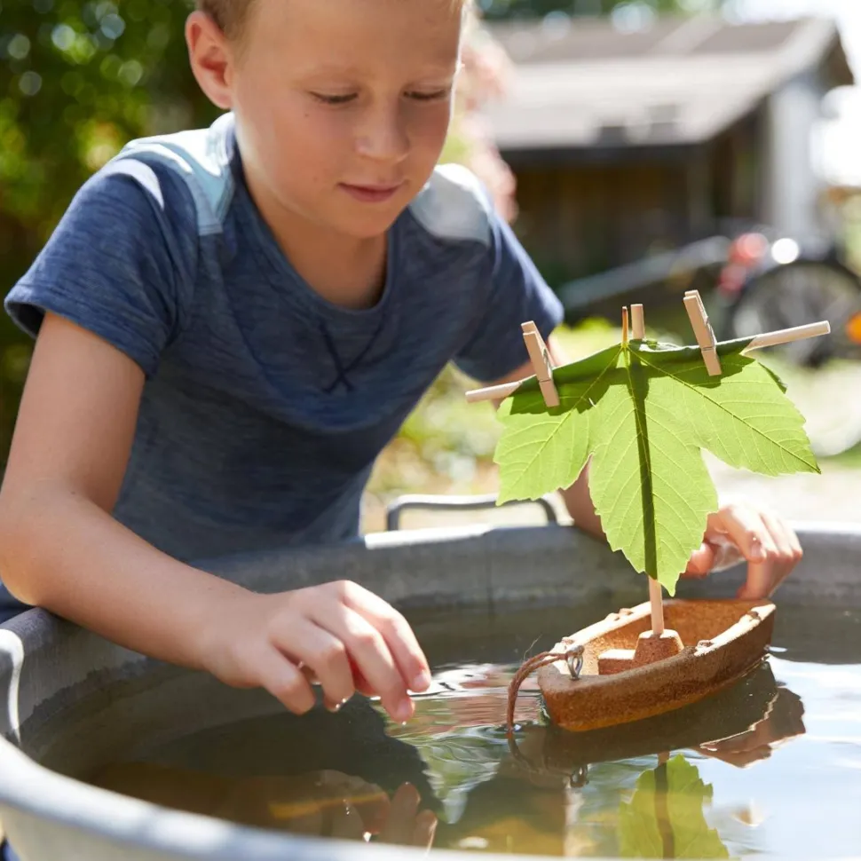 Fashion HABA Terra Kids Cork Boat Diy Activity Kit