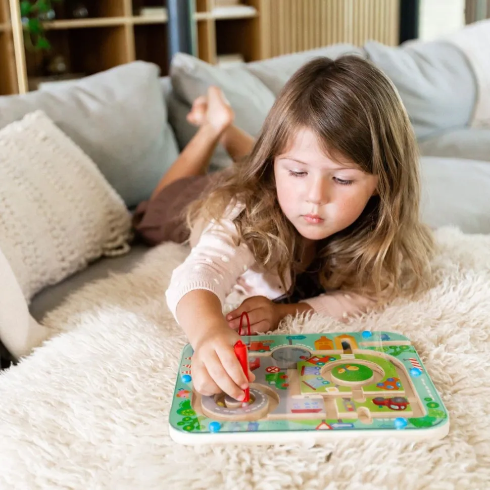 Clearance HABA Town Maze Magnetic Puzzle Game