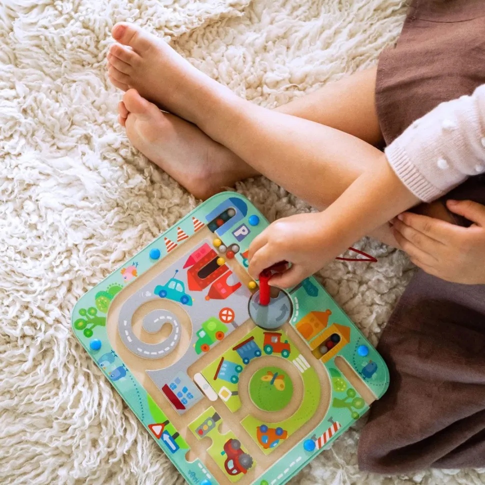 Clearance HABA Town Maze Magnetic Puzzle Game