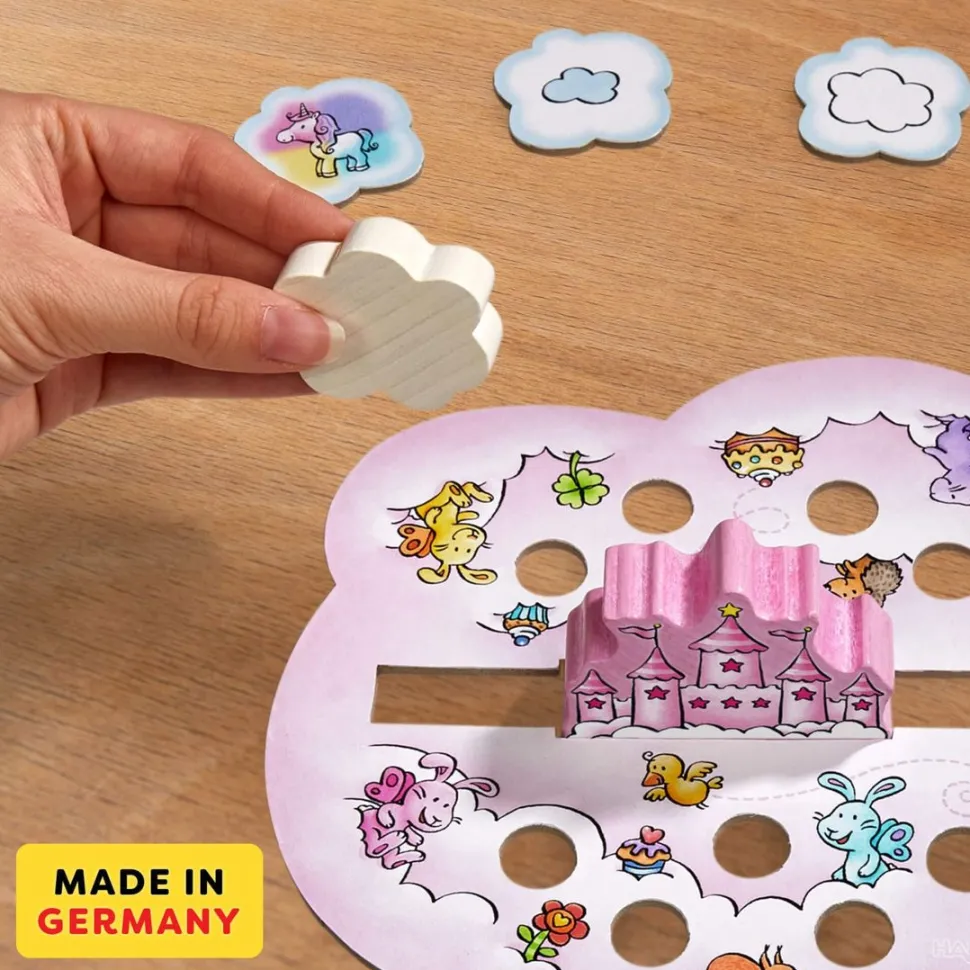 Clearance HABA Unicorn Glitterluck - Cloud Stacking Game