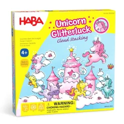 Outlet HABA Unicorn Glitterluck - Cloud Stacking Game