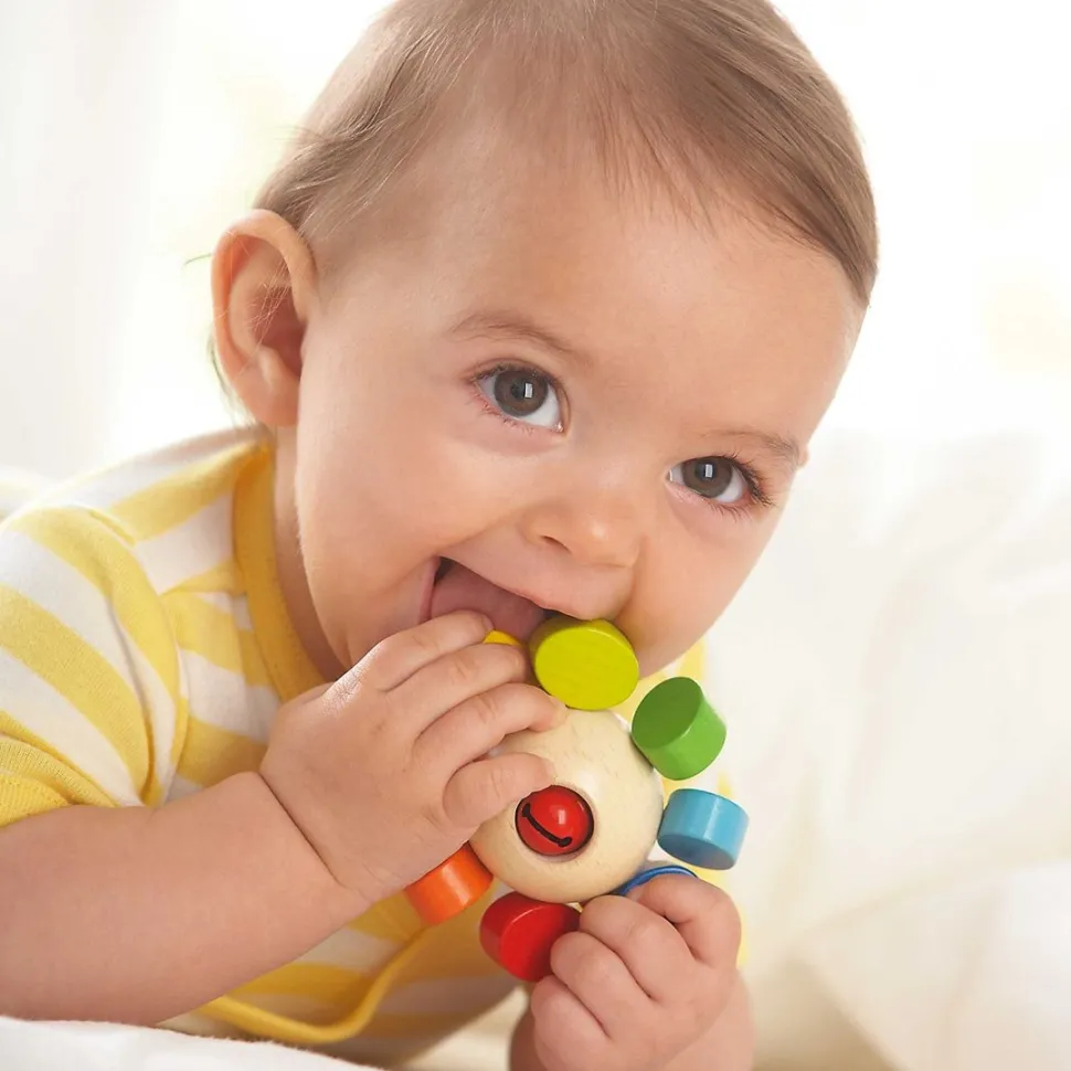 Discount HABA Whirlygig Wooden Rattle & Clutching Toy