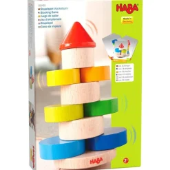 Discount HABA Wobbly Tower Wooden Stacking Game