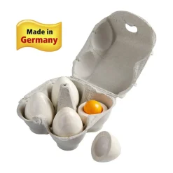 Flash Sale HABA Wooden Eggs With Removable Yolk Play Food